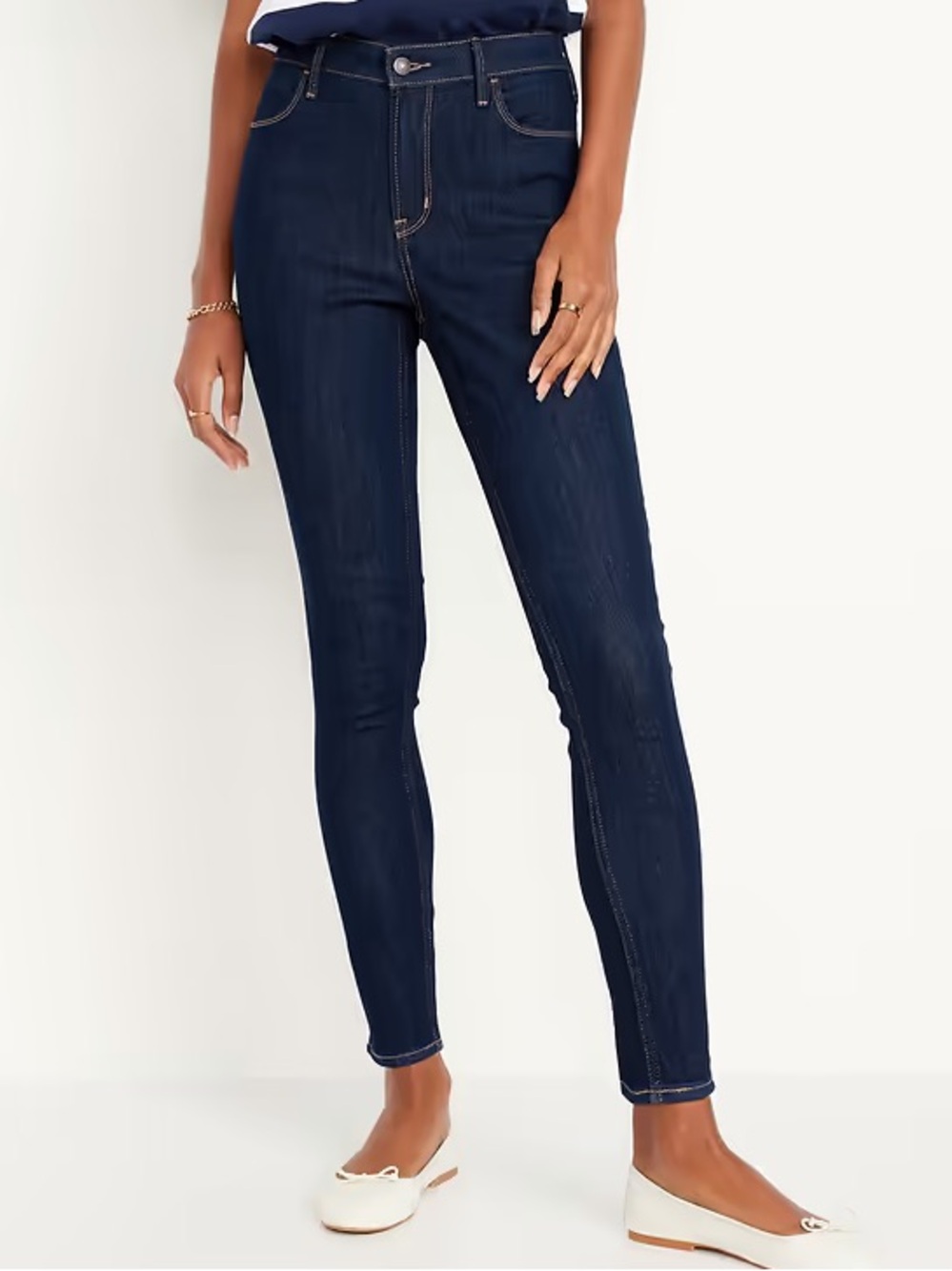Old Navy High Rise Super Skinny Jeans - Size 14 Short - NWT!! blue 14S new plus - Picture 1 of 7